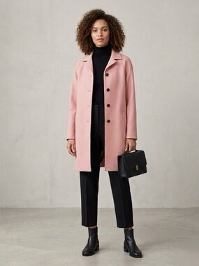 𝙲𝙾𝚂 Wool Car coat Size 6 in Blush (muted) Pink